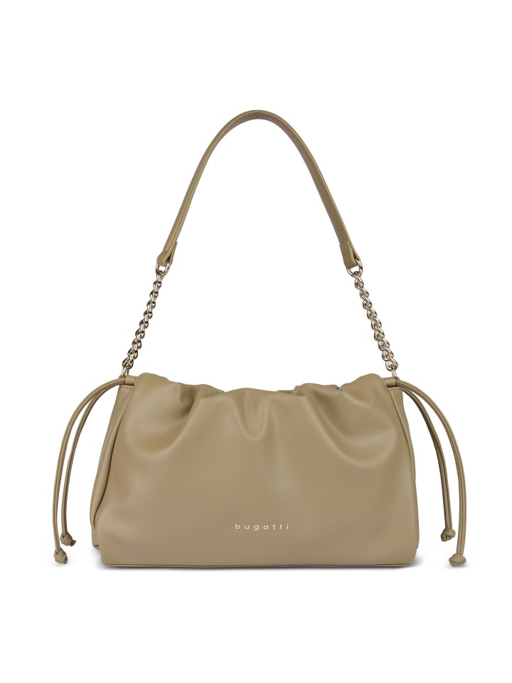 Leni Schultertasche 32 cm sand