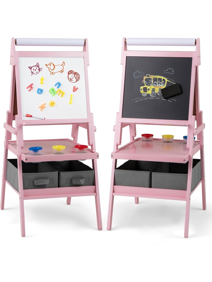 3-in-1 Tafel Kinder in Rosa
