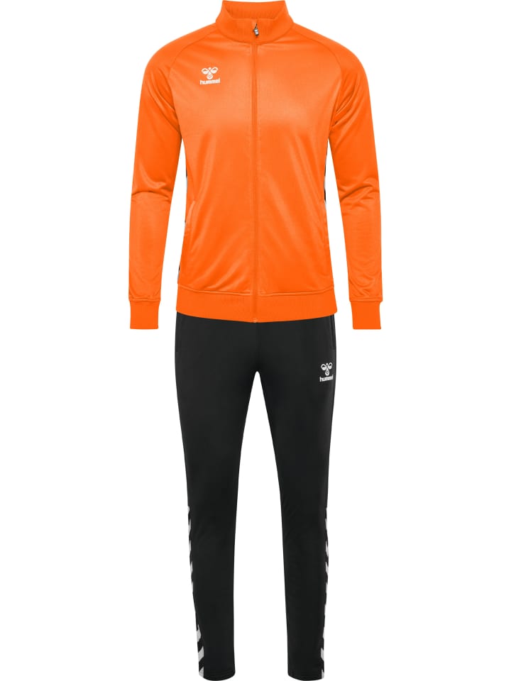 Reißverschluss Anzug Playful Tracksuit Erwachsene in SHOCKING ORANGE