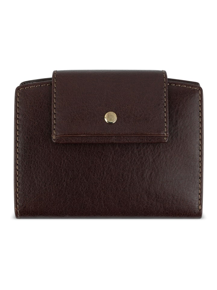 Neaples Geldbörse RFID Schutz Leder 12.5 cm braun