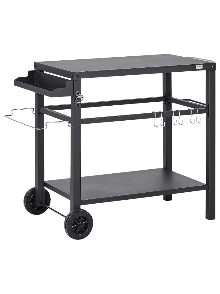 Gartenküche STALETTI in Schwarz - (W) 60 x (H) 83 x (L) 115 cm