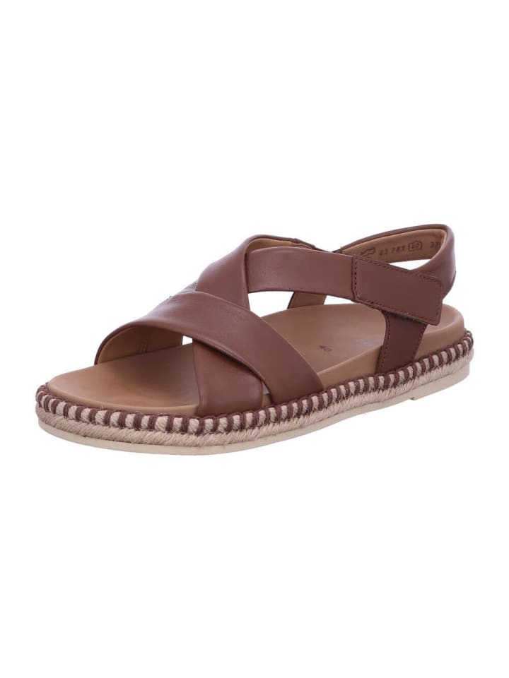 Sandaletten in cognac