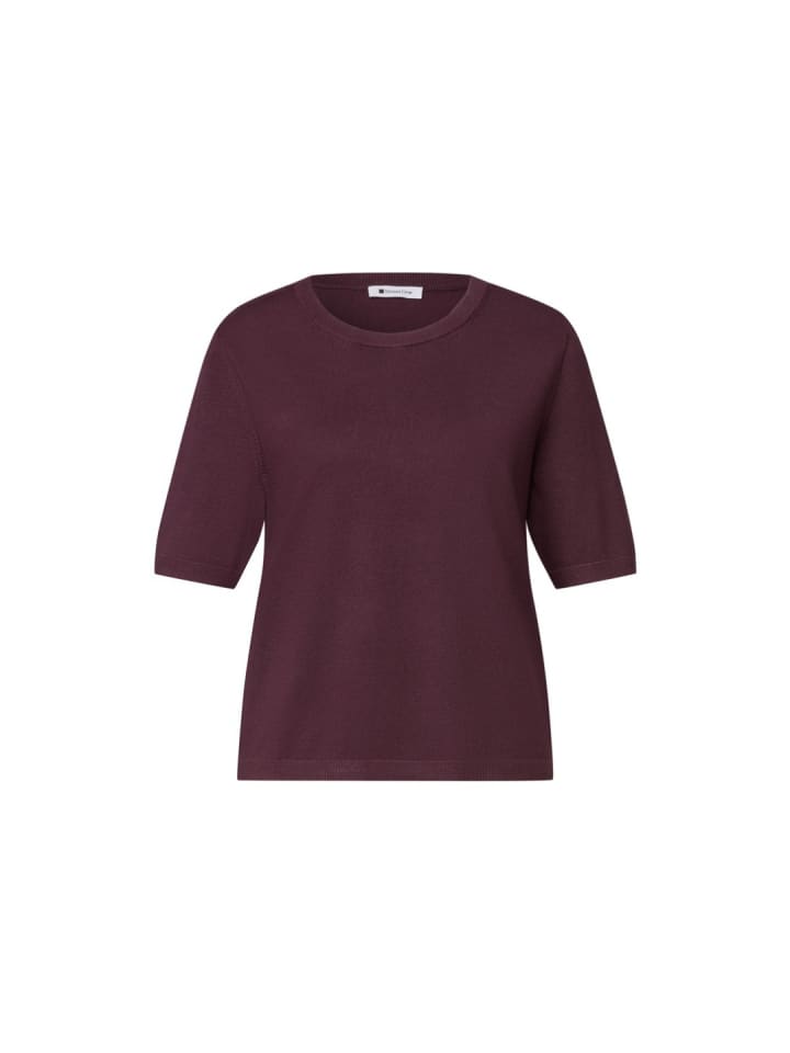 Sweatshirt in rustic rouge