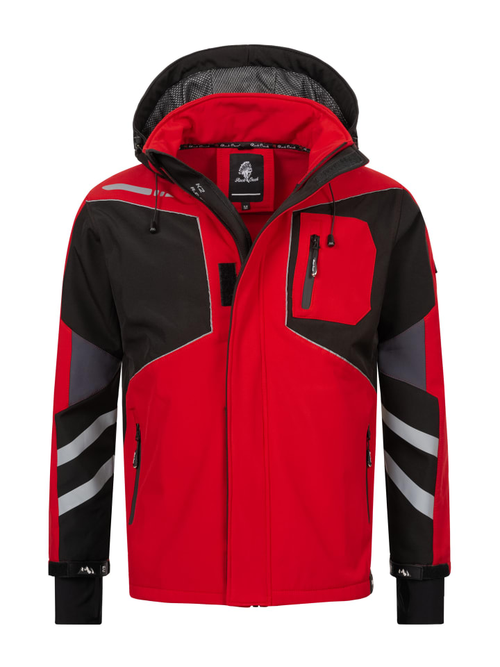 Softshelljacke in Rot