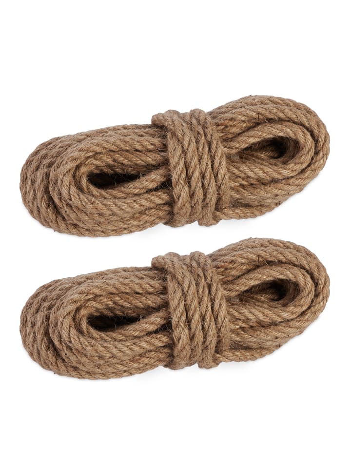 2 x Juteseil - 12 mm x 10 m