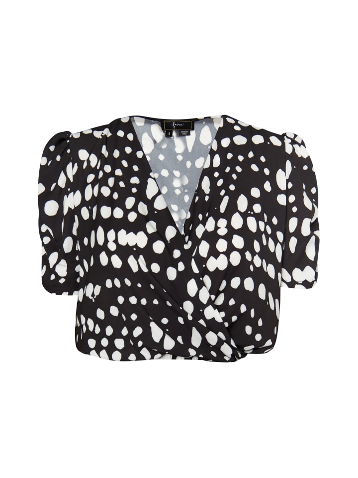 Damen Bluse in Schwarz Weiss
