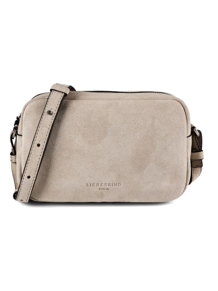 Ella Umhängetasche Leder 20 cm beige