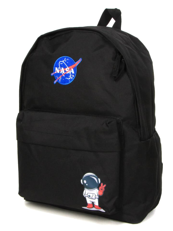 Astronauten Rucksack für Kinder Schule Freizeit in Schwarz