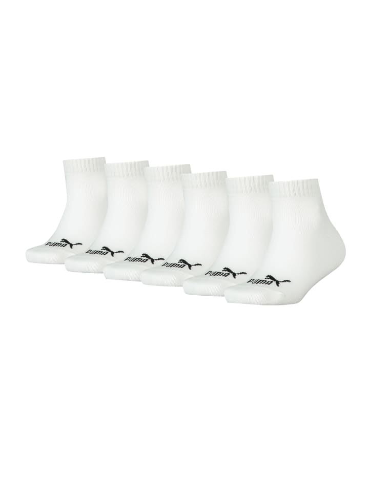 Socken PUMA KIDS QUARTER 6P in 300 - white