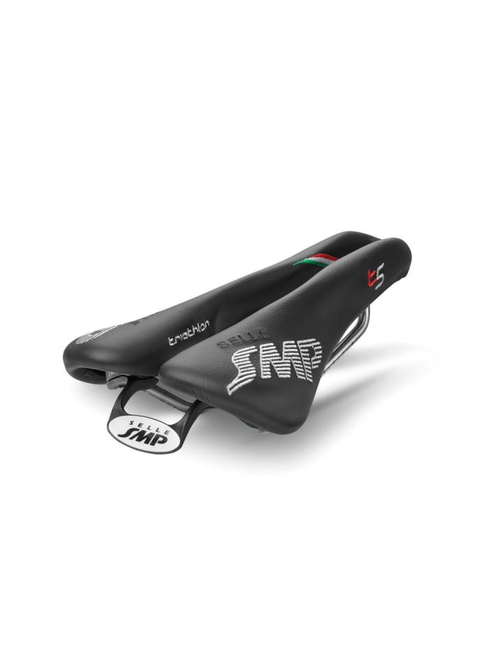 Rennrad-Sattel Triathlon T5 in Schwarz