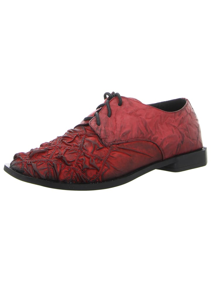 Schnürschuh in rot