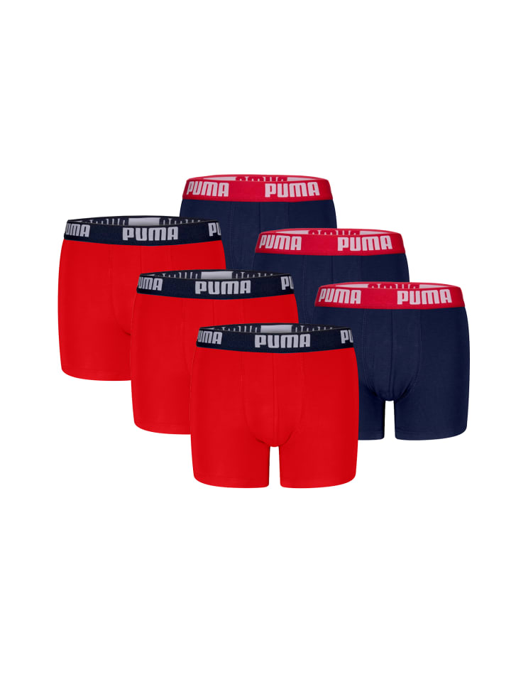 Boxershorts BOYS EVERYDAY BASIC BOXER 6P in Red / Blue
