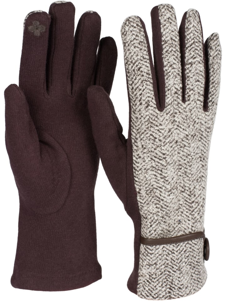 Touchscreen Handschuhe in Dunkelbraun