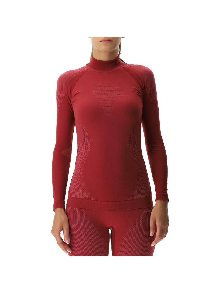 Pullover W EVOLUTYON UW SHIRT LONG SLEEVE TURTLE NECK in Bordeaux