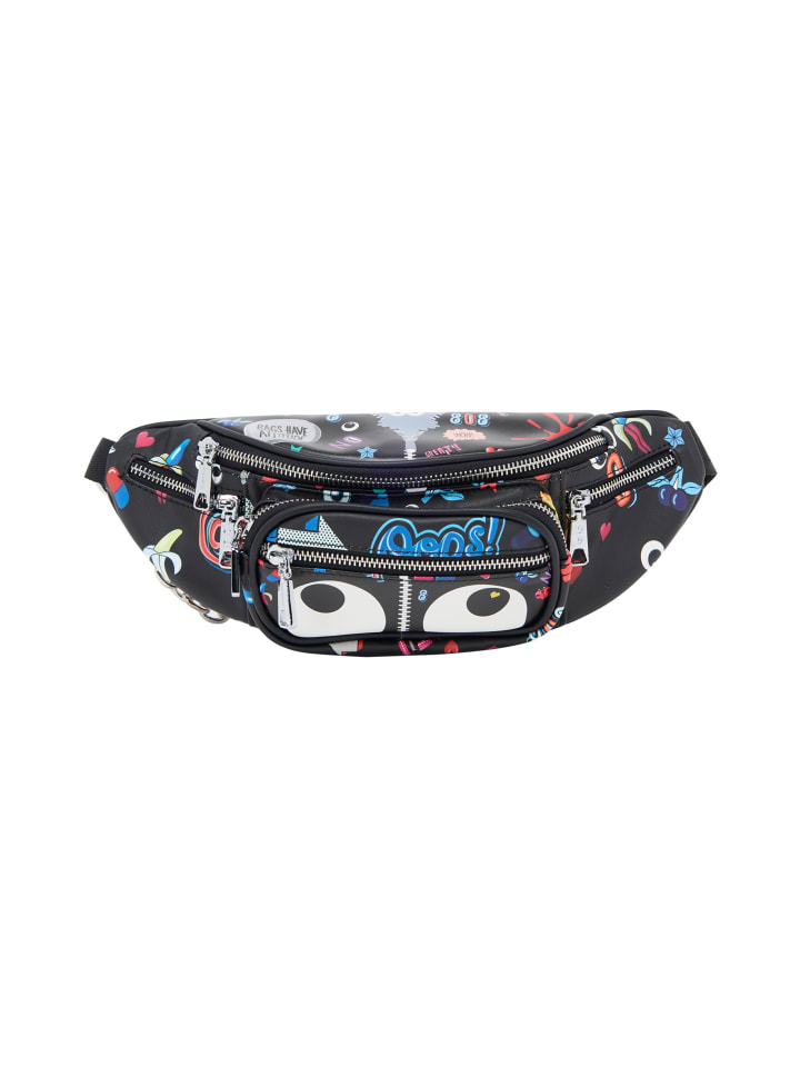 Women Belt Bag/Fanny Bag in Black