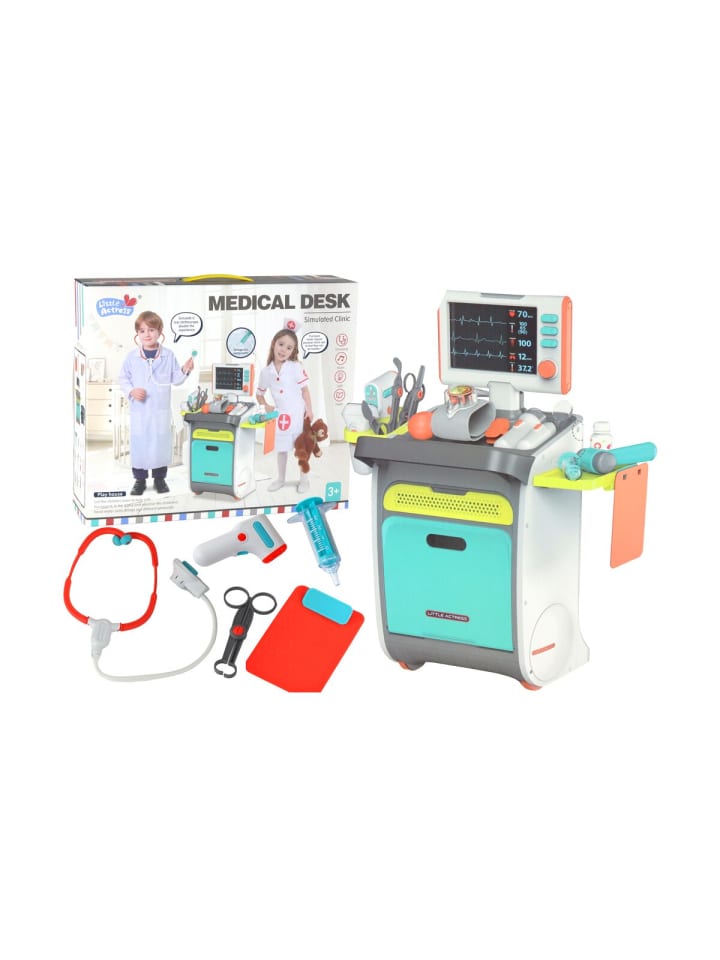 Kleines Doktorset, Arztwagen, Röntgengerät, EKG-Zubehör
