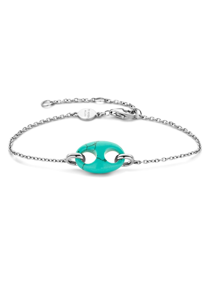 Armband "mit türkisen Stein 2983TQ" in Silber
