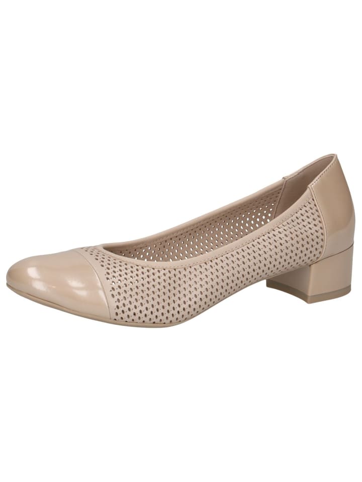 Pumps in BEIGE COMB