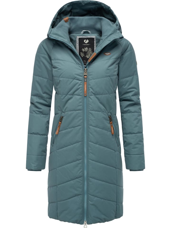 Steppmantel Dizzie Coat in Grey