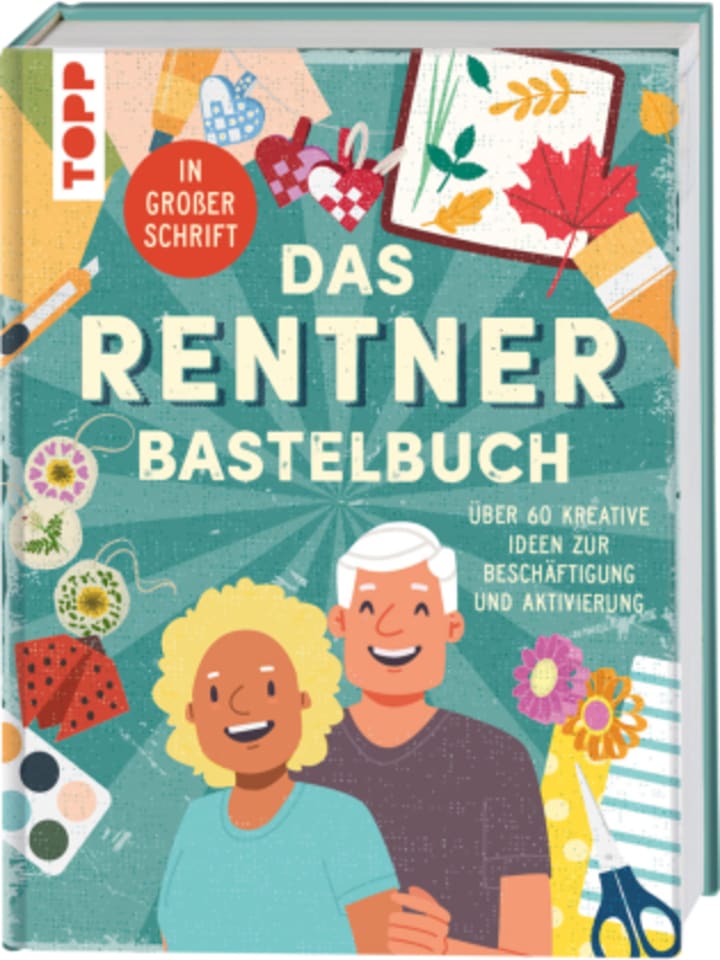 Buch - Das Rentner-Bastelbuch. In großer Schrift.
