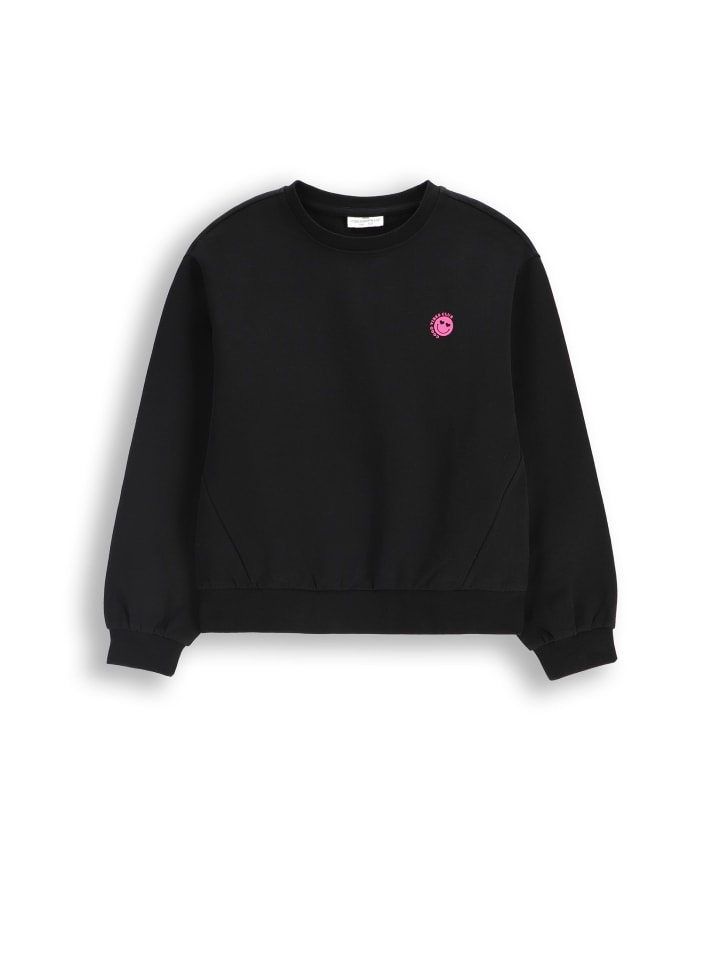 Sweatshirt in schwarz
