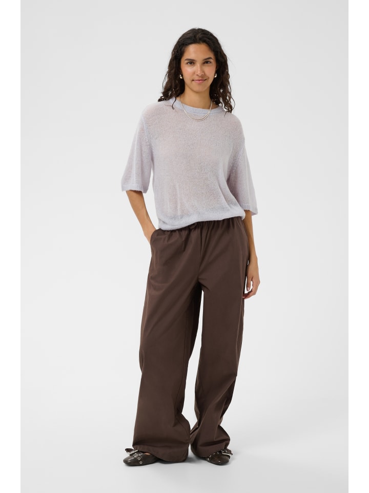Strickpullover SabbaraSZ Lockere Passform in Misty Lilac Melange