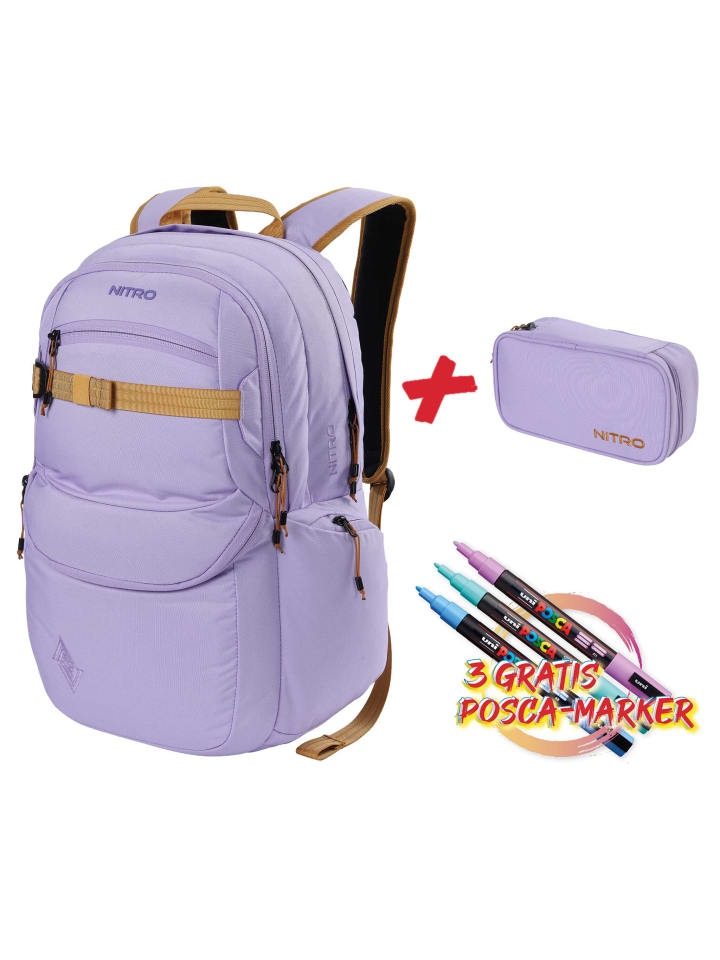 Rucksack SET FUTURE HERO in LAVENDER