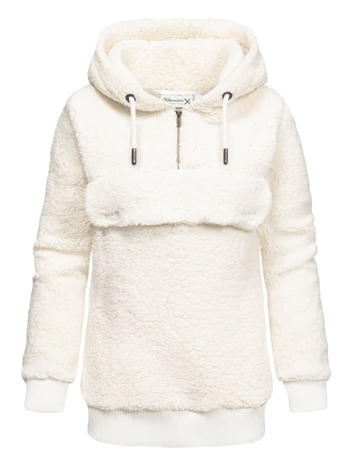 Kapuzenpullover VALENTINA in Weiß