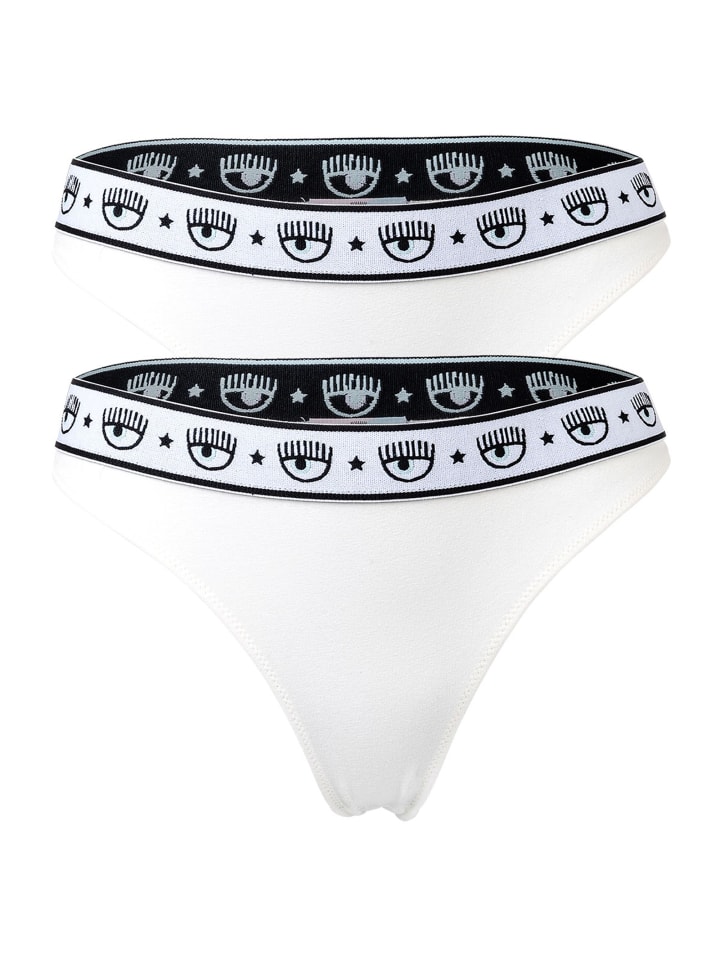 Slip 2er Pack in Weiß