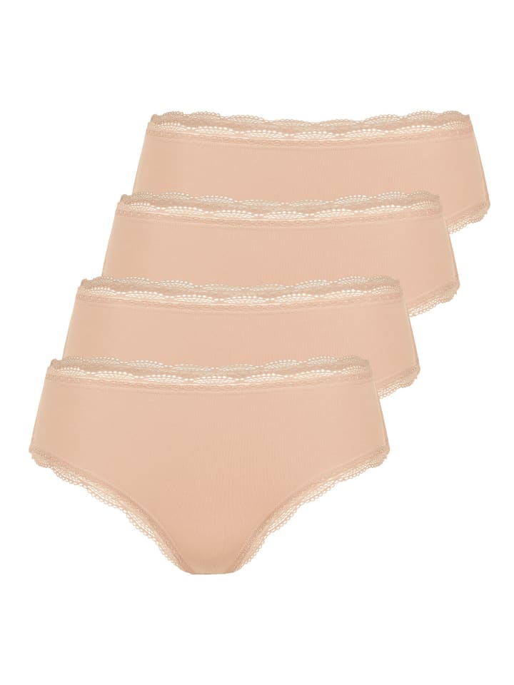 4er Pack Brasilslip in pearl shell