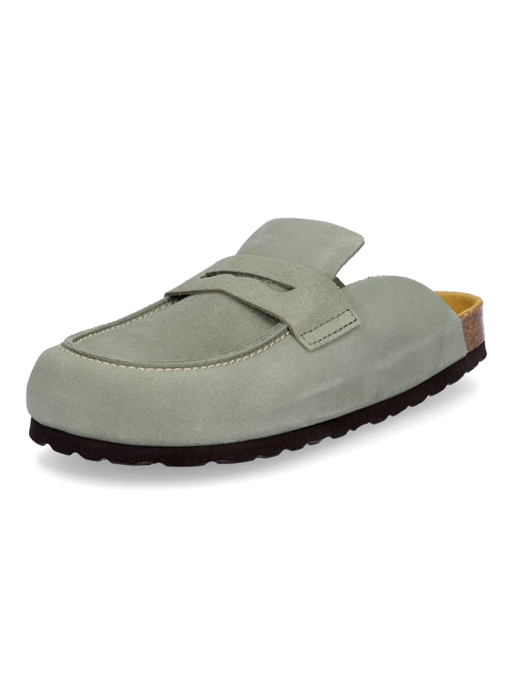 MIONA Clog in Oliv
