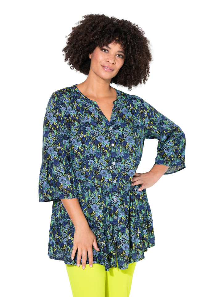 Hemdbluse in helles blau