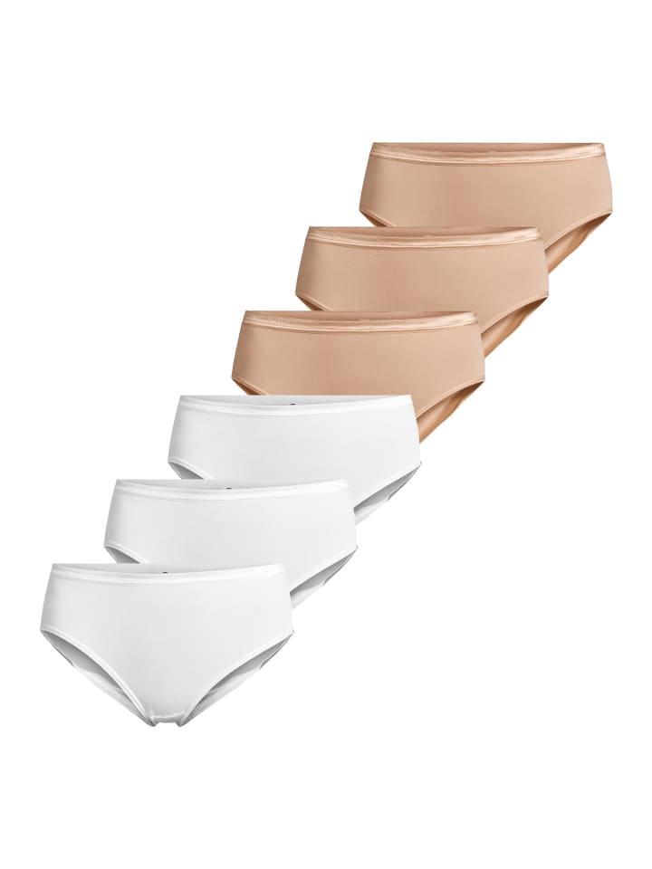 Hüftslip Modal in Weiß / beige