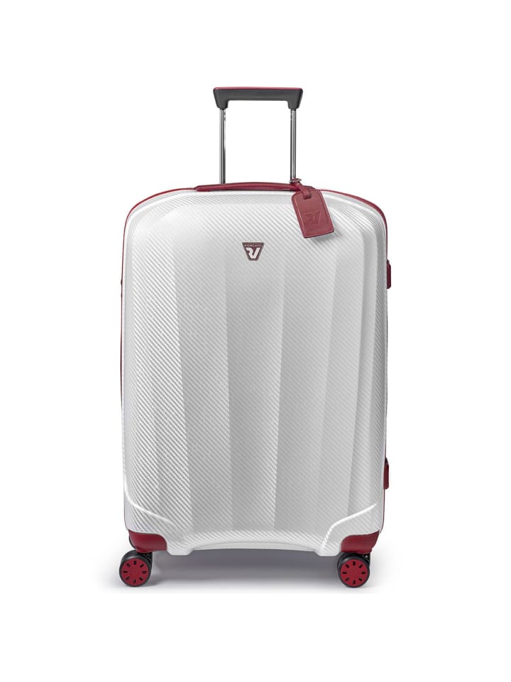 We Are Glam 4 Rollen Trolley 78 cm rosso-bianco