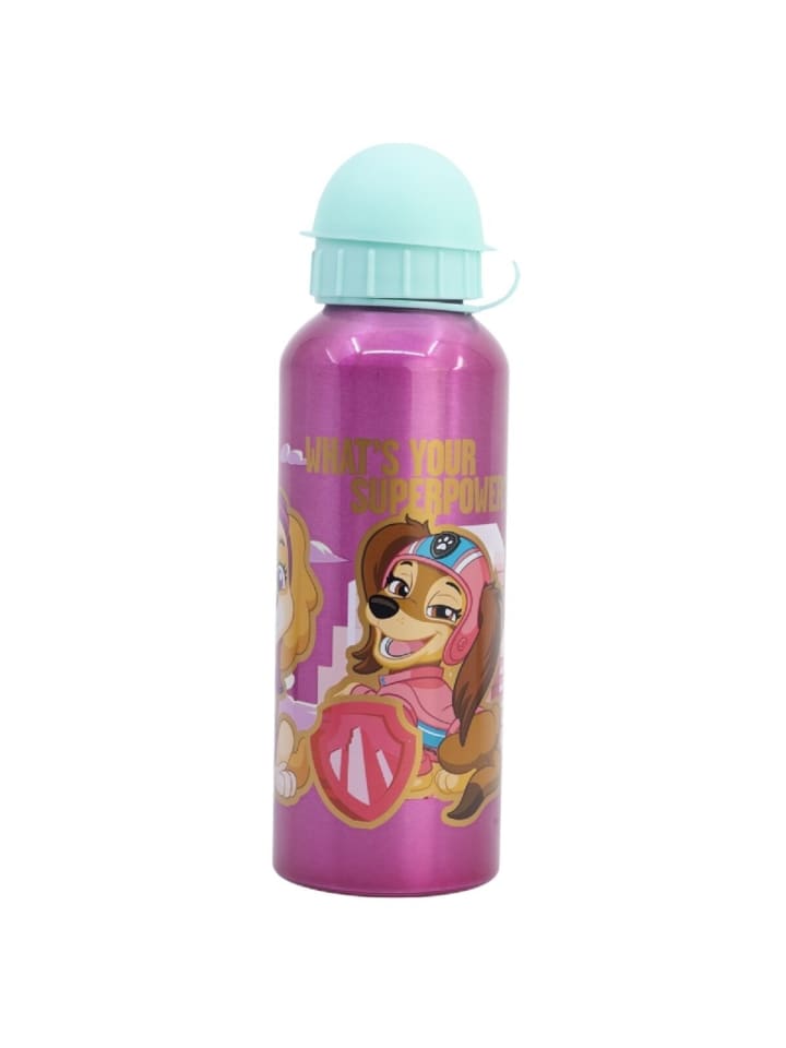 Trinkflasche Aluminium, 530ml, mit Sicherheitsverschluss