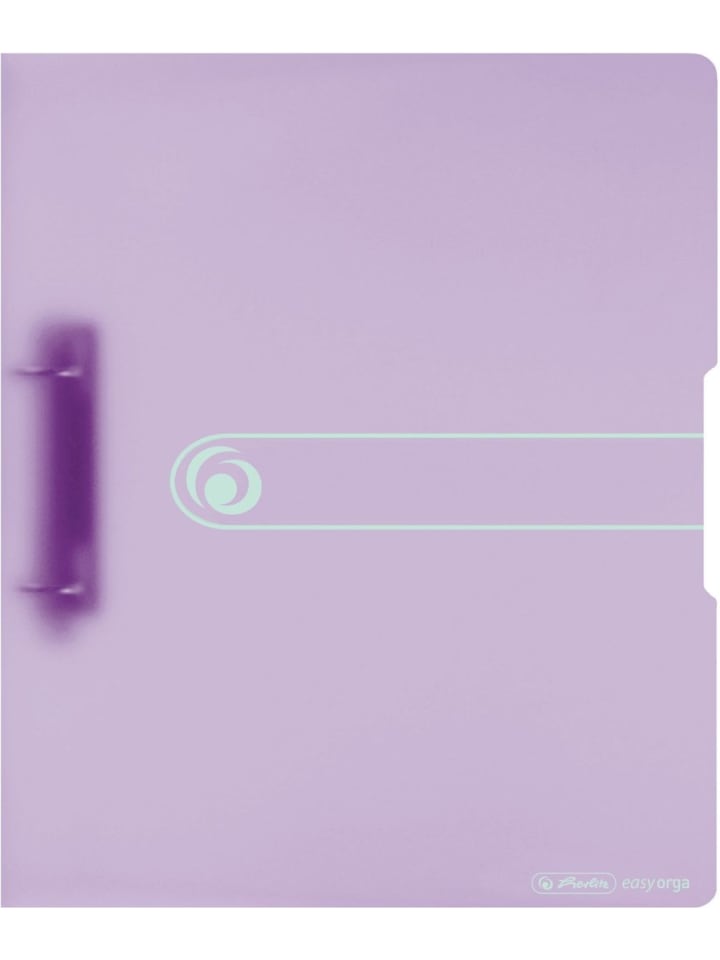 Ringbuch PP A4 2 Ringe 25mm flieder transparent to go