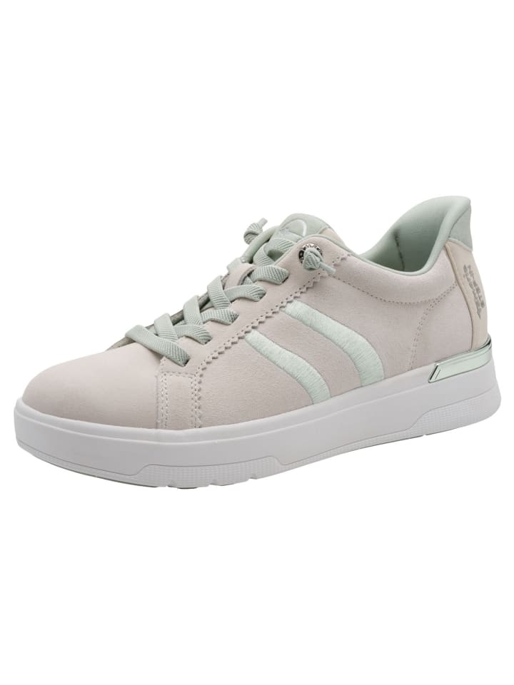 WIDE FIT Sneaker in BEIGE/MINT
