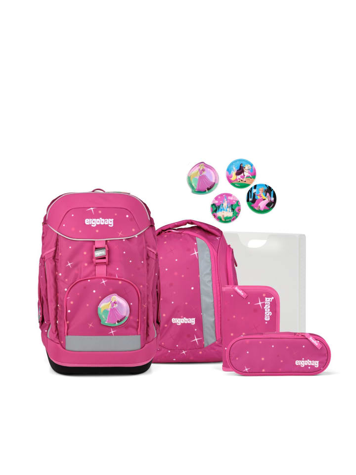 Grundschulranzen-Set MAXI "ZauBärschloss" 6-tlg. in Pink
