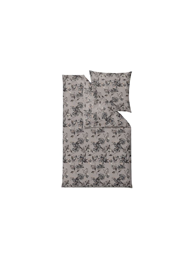 Bettwäsche DE History Bloom in Grey