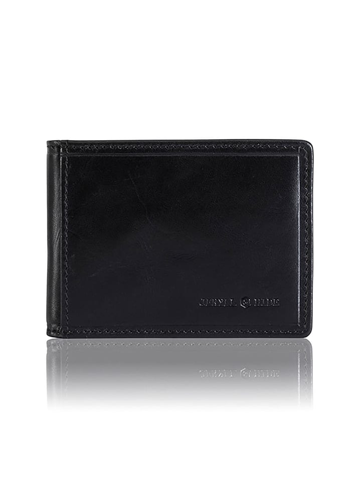 Oxford Geldbörse RFID Schutz Leder 11 cm black