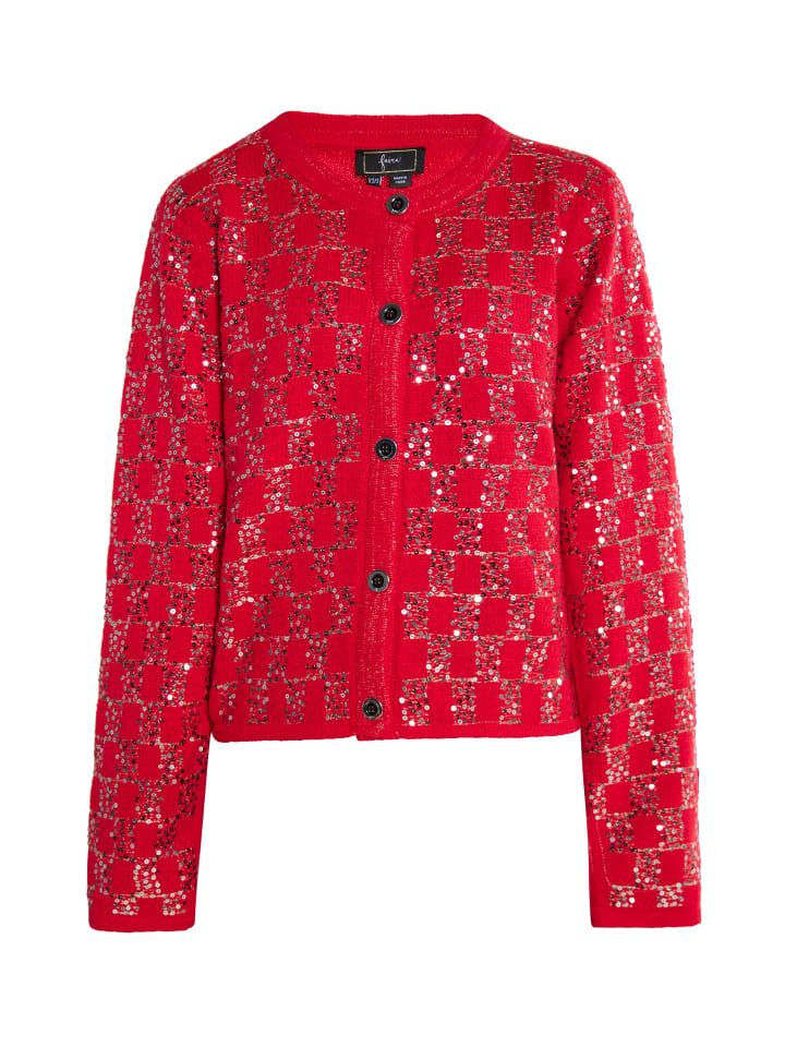 Damen Strickjacke in Rot
