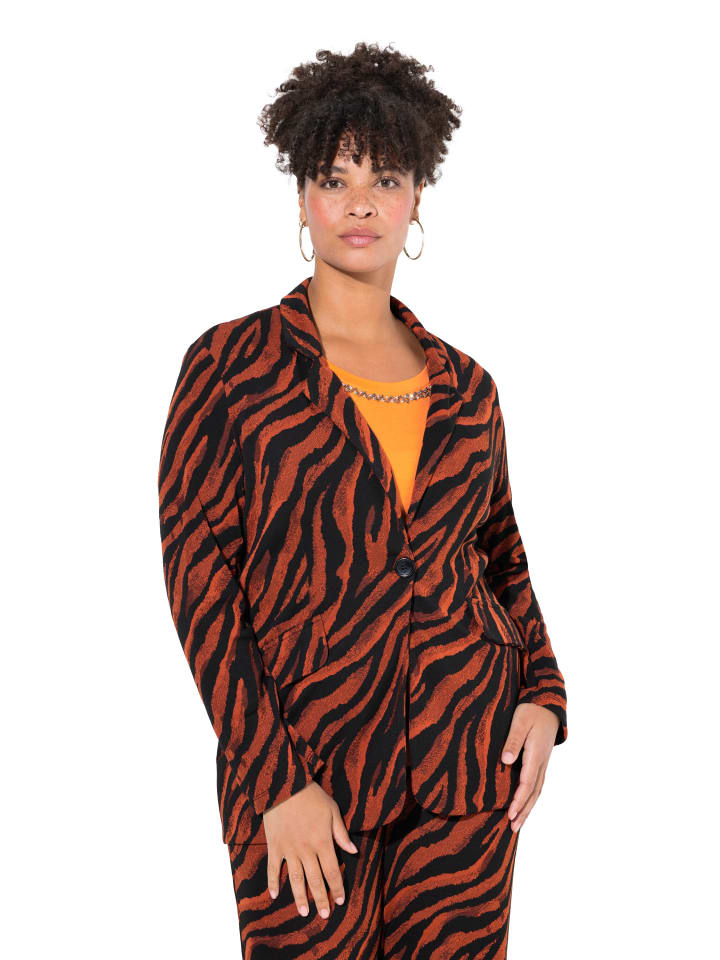 Blazer in dunkelorange