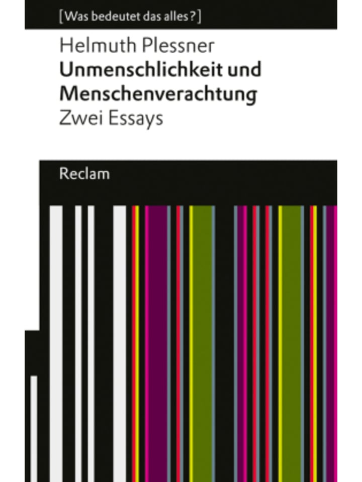 Buch - Unmenschlichkeit und Menschenverachtung. Zwei Essays