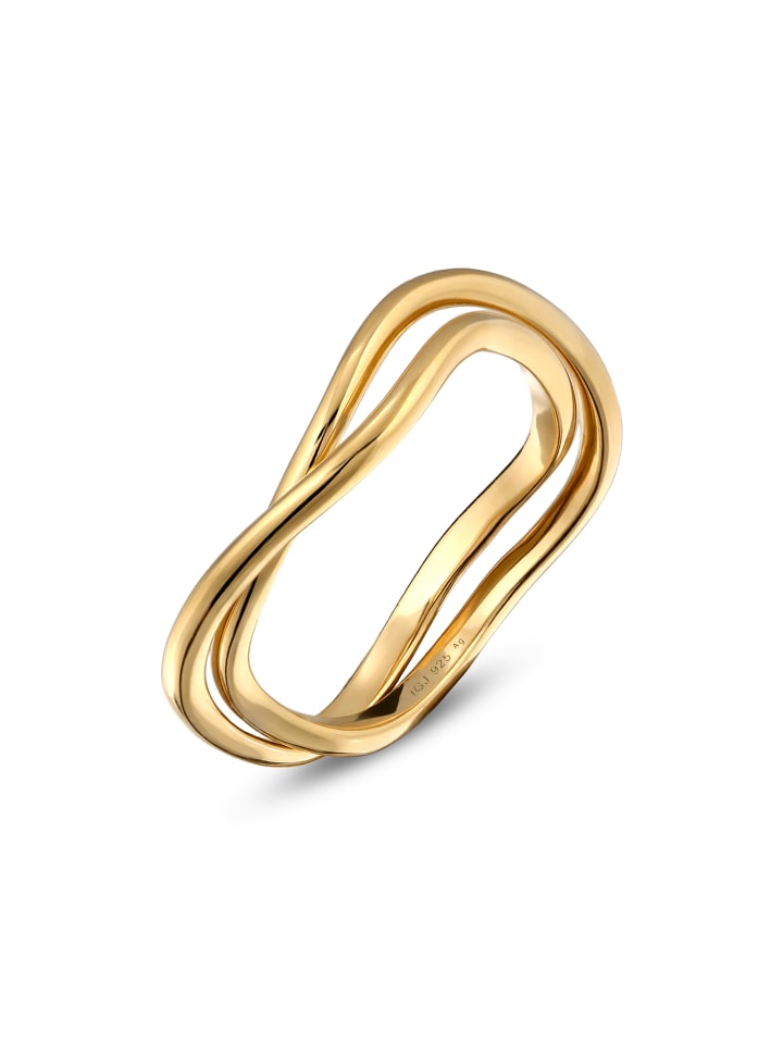 Ring 925 Sterling Silber in Gold