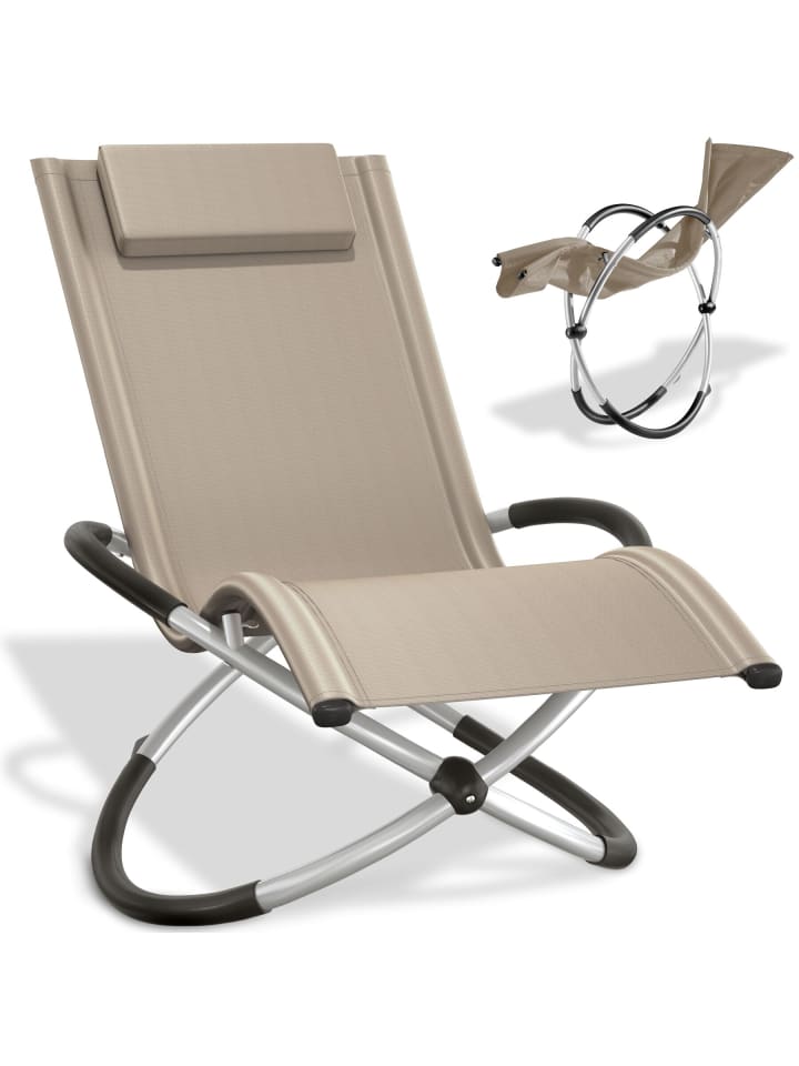 ergonomische Sonnenliege, Belastbarkeit 150 kg, 150 x 73 x 93 cm