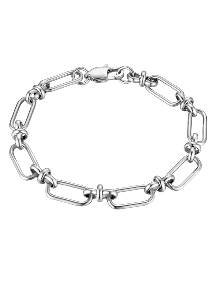Armband aus Edelstahl in silber