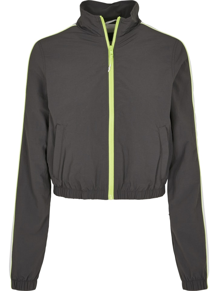Track Jacket in darkshadow/electriclime