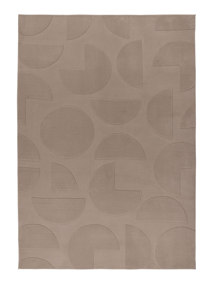 Kinderteppich – Kurzflorteppich Niburi 425 in taupe