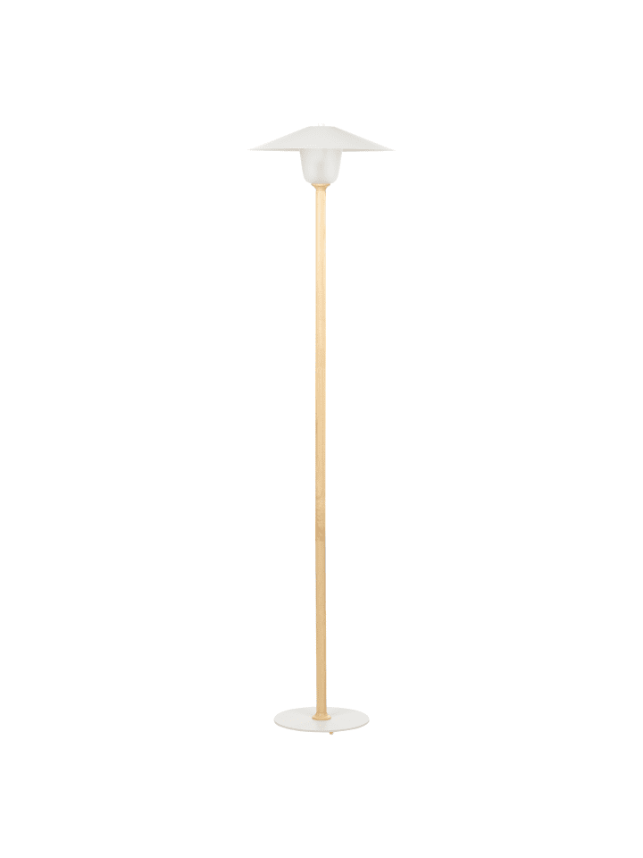 Stehleuchte MOPPY in Weiß/Braun - (W) 25 x (H) 153 x (L) 25 cm