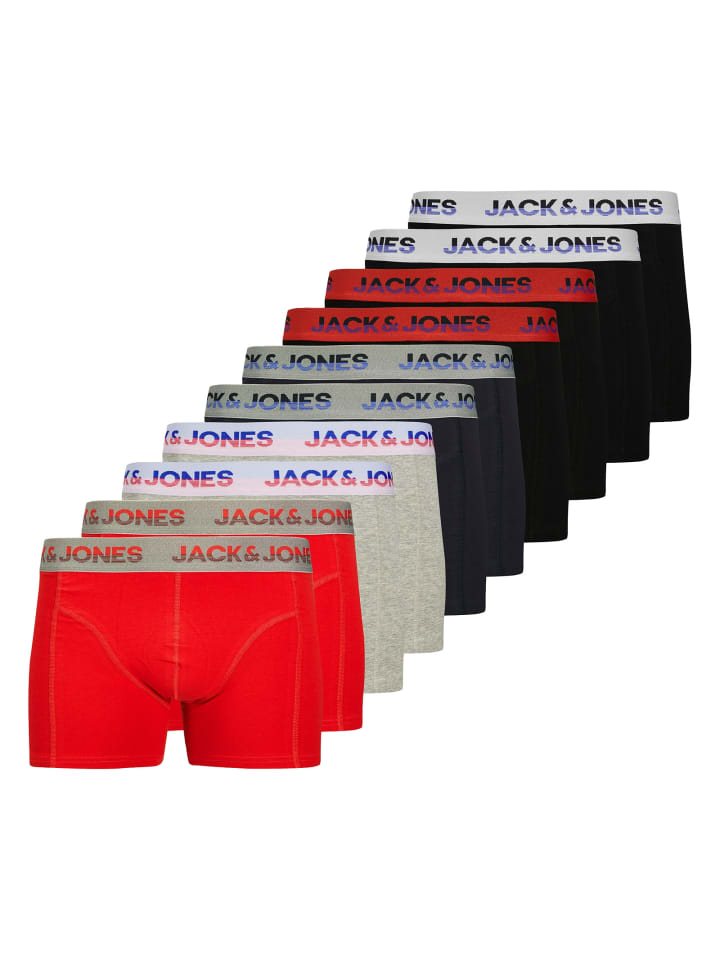 10er Pack Trunks in Mehrfarbig